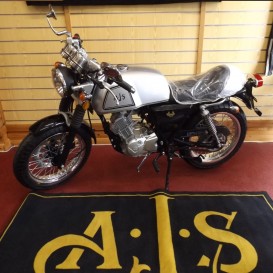 AJS Cadwell 125cc - Silver